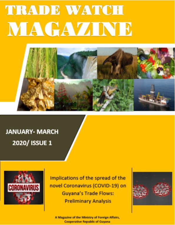 The cover of this magazine is yellow with white bold test for the heading and a band of mixed images below and includes other text in white and black on the below half of the page