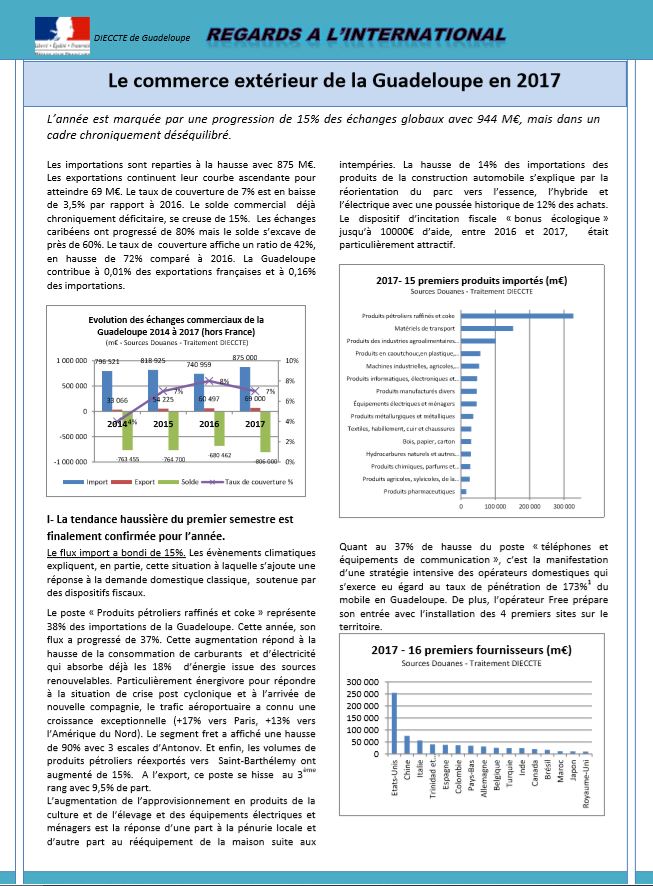 La couverture de ce document comporte duex clonnes et une bordure bleue avec du texte en bleu et noir et des tableaux et des graphiques.