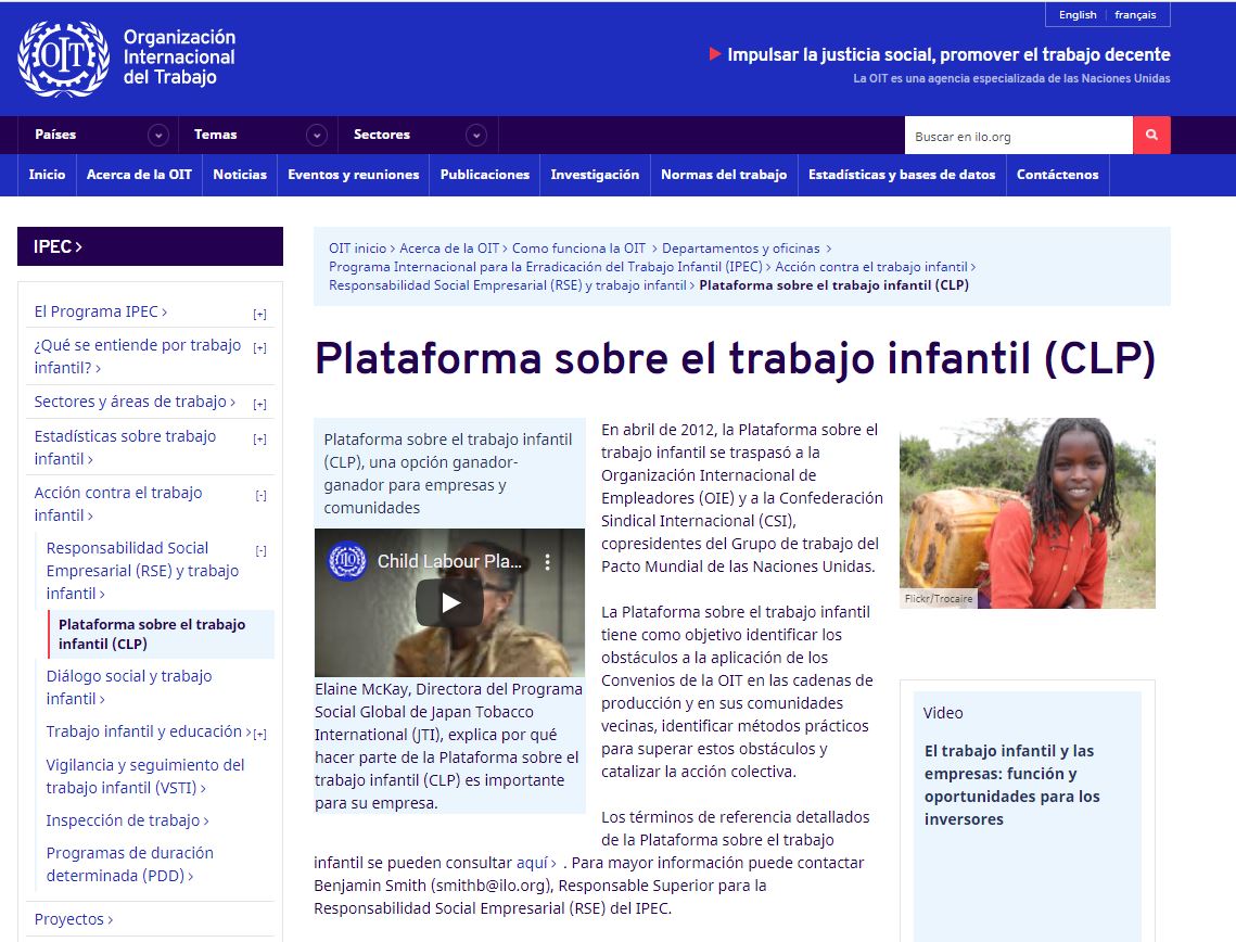 Organización Internacional del Trabajo